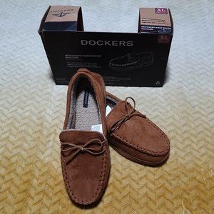 Men's Docker's Micro Suede Boater Moccasin Slippetrs. Size XL 11-12. NIB.